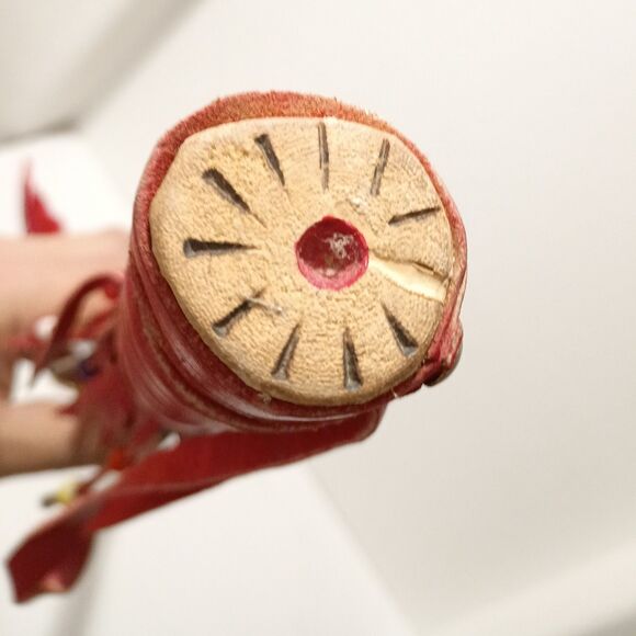 Native American Yokuts Footprint Central Valley California Walking Stick Cane - Picture 15 of 15